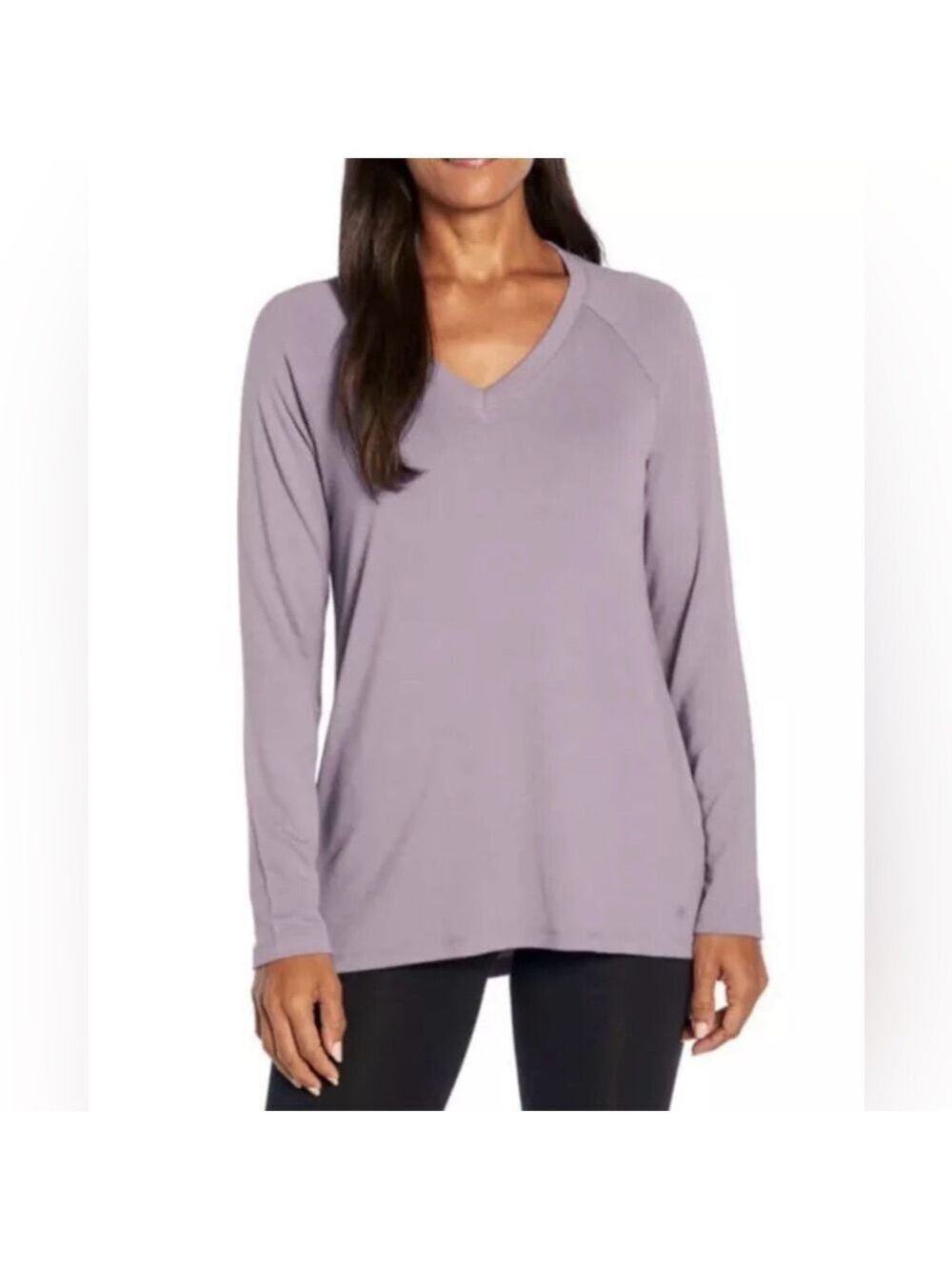 Banana Republic Women's Soft Long Sleeve V-Neck Tunic Top Shirt Size: XL